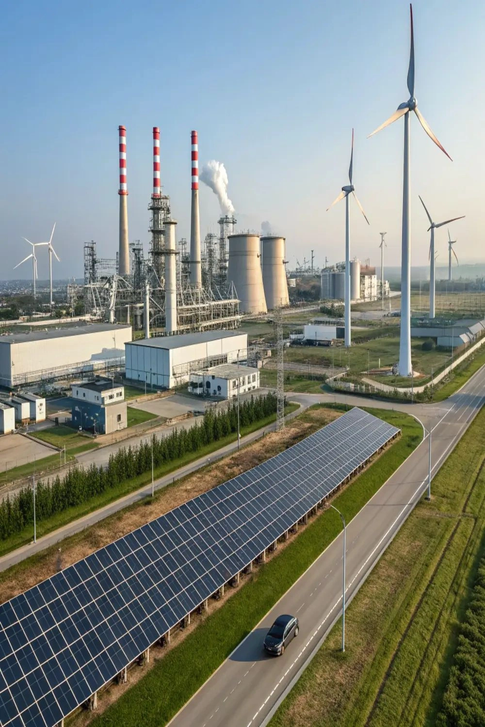 EPC Projects industrial sector illustration