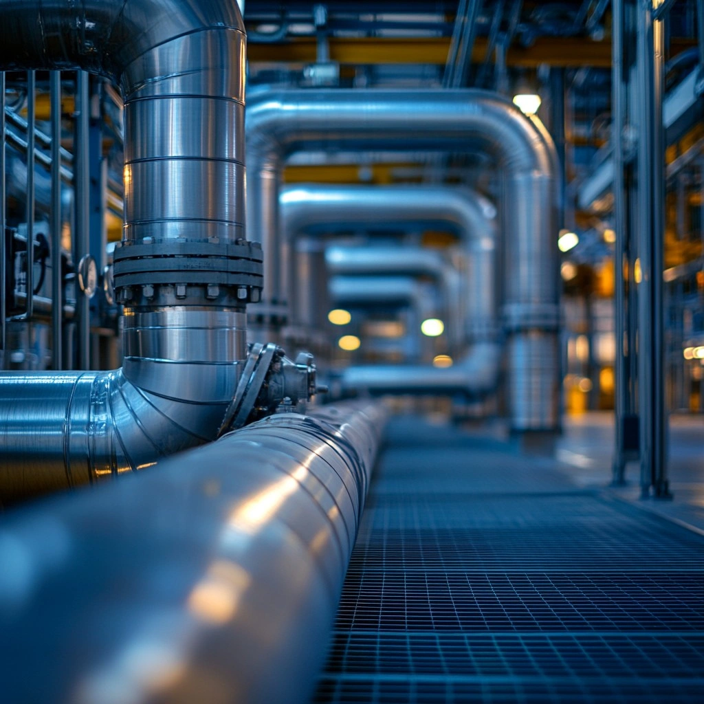 Technical line illustration for Piping Materials & Accessories