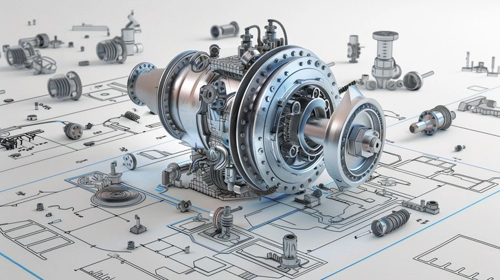 Process Equipment industrial equipment illustration