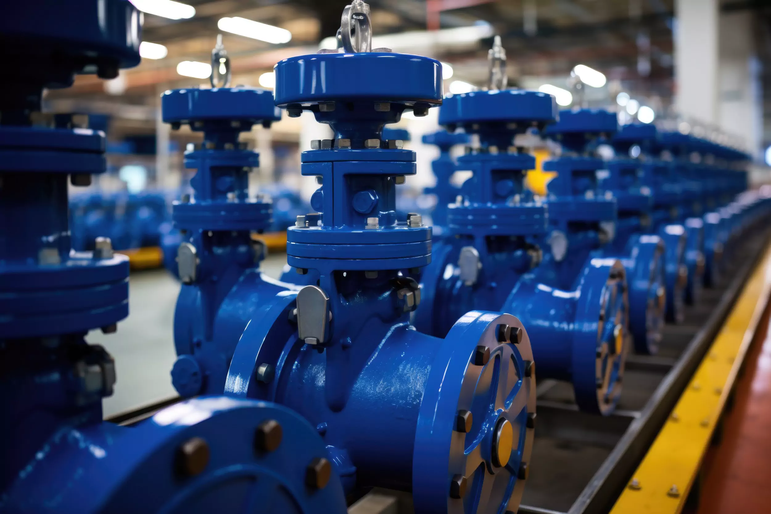 Valves & Actuation Systems industrial equipment illustration